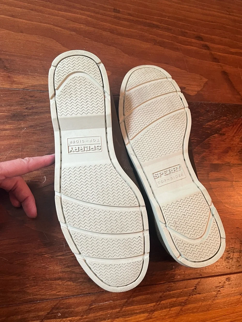 Sperry Leather Slip-On Boat Shoe, Excellent Condition